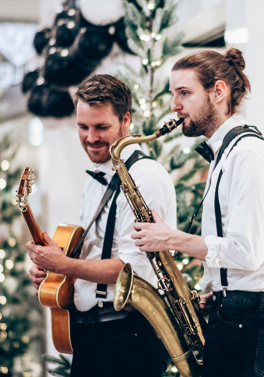 jazz duo jazzband danske jazzmusikere saxofonist guitarist live roskilde københavn århus odense