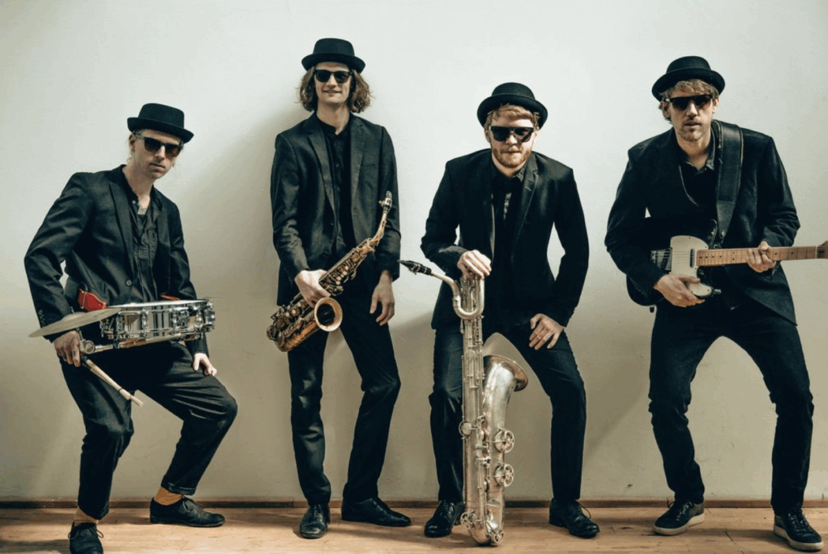 Theme band ready to get the Christmas party started